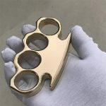 Classic Style Mirror Polished Brass Knuckle Duster - 图片 6