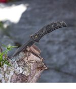 Stainless Steel Dragon Snake Folding Knife Portable Camping Utility Blade - 图片 3
