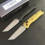 Liome Aluminum Grip Folding Tactical Knife for Camping and Survival EDC Tool
