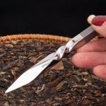 Titanium Handcrafted Twist Tea Needle Knife - 图片 5