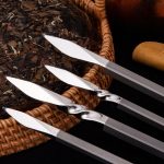 Titanium Handcrafted Twist Tea Needle Knife - 图片 3