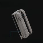 Titanium Waist Clip Chain Hanger Key Holder Lock Ring Belt Buckle for Men - 图片 3