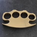 Brass Knuckle Duster with Refined Polish for Self-Defense EDC - 图片 3