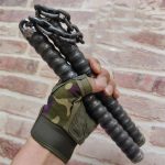 Non-Slip High-Speed Steel Threaded Tactical Defense Stick - 图片 3