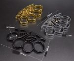 Metal Brass Knuckle Duster by WebGuard for Window Breaking Protection - 图片 2
