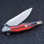 G10 Handle 154 Steel Folding Camp Pocket Knife - 图片 4