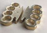 PrecisionGuard Durable Brass Knuckle Duster for Protection and Window Smashing - 图片 2