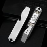 Titanium Pry Bar Multi Tool Bottle Opener Fidget EDC Gear