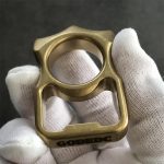 GODEDC Brass Knuckle Duster Multi-Purpose Bottle Opener Survival Tool - 图片 9