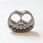 Pumpkin Style TC4 Titanium Knuckle Duster Self-Defense - 图片 2