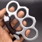Heavy Duty Brass Knuckle Duster Four Finger Protection Tool - 图片 25