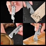 Titanium Alloy Crowbar EDC Multi-function Key Hanging Outdoor Pry Bar - 图片 3