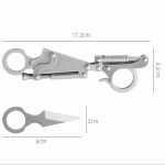 Pocket Blade Keychain with High Rebound for EDC and Personal Defense - 图片 7