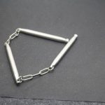 Solid Stainless Steel Whip Three-Section Self-Defense Gear - 图片 4