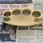 Brass Self-Defense EDC Knuckle Duster with Smooth Polished Surface - 图片 6