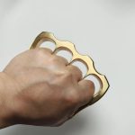 Pure Brass Knuckle Duster Self-Defense Equipment for Maximum Security - 图片 12