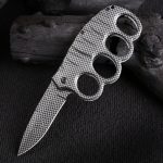 Knuckle Duster Tactical Folding Knife for Everyday Carry