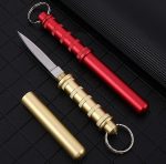 EDC Survival Keychain Tool with Mini Tactical Pocket Knife for Defense - 图片 10