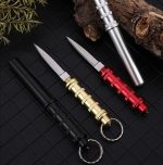 EDC Survival Keychain Tool with Mini Tactical Pocket Knife for Defense - 图片 13