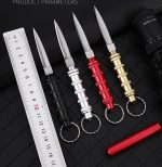 EDC Survival Keychain Tool with Mini Tactical Pocket Knife for Defense - 图片 14