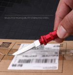 EDC Survival Keychain Tool with Mini Tactical Pocket Knife for Defense - 图片 2