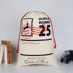 Organic Cotton Drawstring Bag Environmental Protection - 图片 5