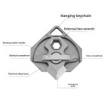 Mini Titanium Alloy Keychain Tool Knife - 图片 4