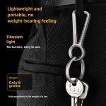 Titanium MultiTool Carabiner Keychain Knuckle Duster - 图片 3