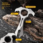 Titanium Knuckle Duster EDC MultiTool Finger Guard - 图片 3
