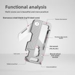 Titanium Damascus Multi Tool Knife Screwdriver EDC Gear - 图片 3