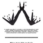 Stainless Steel Compact Multi-Bit Pliers Portable Toolset